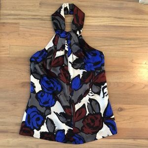 Vintage Trina Turk floral halter, size 4